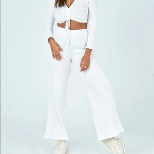 Princess Polly Dru Cotton Ribbed Leggings & Top Set